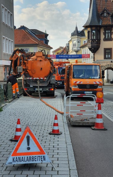 Abwasserentsorgung in Meiningen, Foto Stadtwerke Meiningen