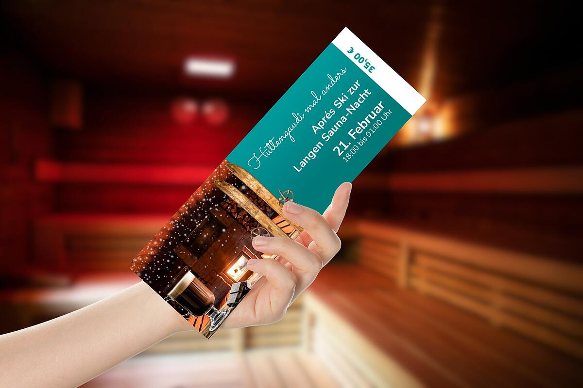 Eintrittskarte lange Saunanacht