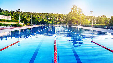 Freibad im Freizeitzentrum Meiningen, Foto Marie Liebig