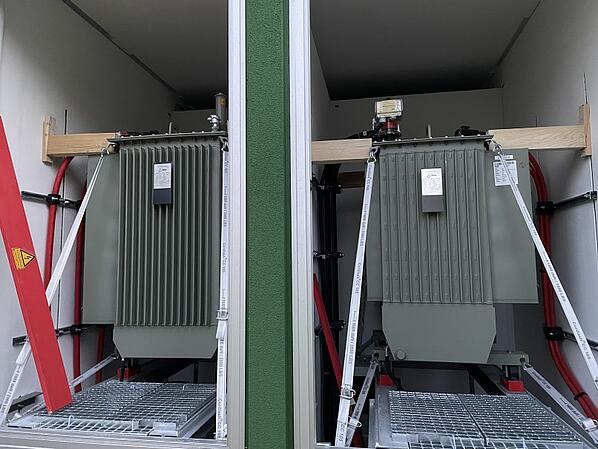 Transformatorenstation Lokplatz in Meiningen, Foto von Stadtwerke Meiningen