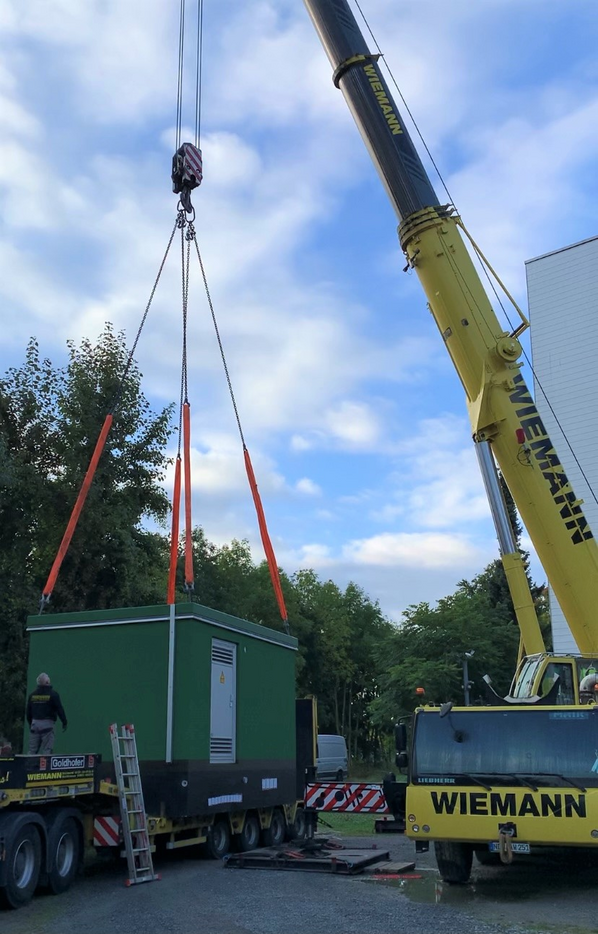 Transformatorenstation Lokplatz in Meiningen, Foto von Stadtwerke Meiningen