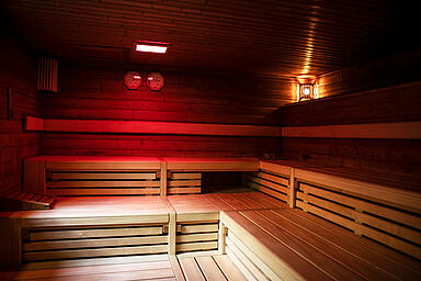 Sauna im Freizeitzentrum, Foto von Marie Liebig