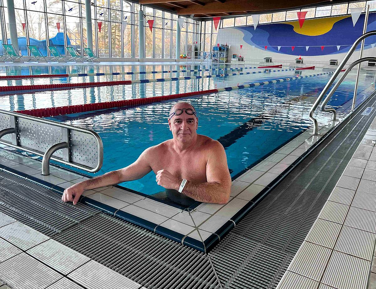 Schwimmer mit der Jahreskarte für das Freizeitzentrum, Foto von Stadtwerke Meiningen Schwimmer mit der Jahreskarte für das Freizeitzentrum, Foto von Stadtwerke Meiningen