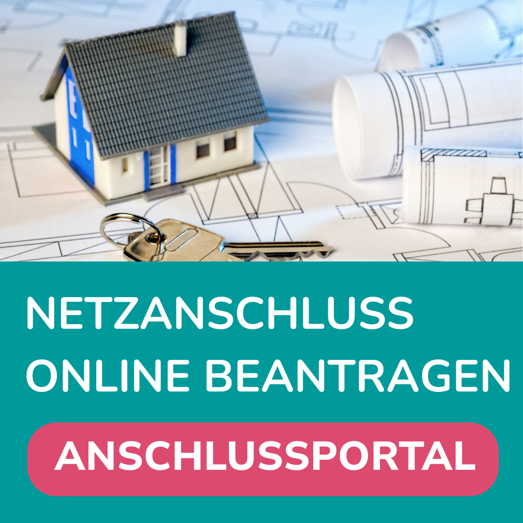 Zum Netzanschlussportal der Stadtwerke Meiningen, Foto von Adobe Stock gopixa